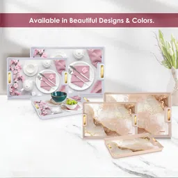 nayasa Miracle Serving Tray Set – Small, Medium & Big Tray image 4