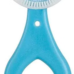 mygater Kids U-Shaped Silicone Toothbrush ,Food Grade Soft Silicone Brush Soft Toothbrush image 2