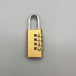 quira 4 Digit Golden Lock Combination Number Lock Combination Lock image 5