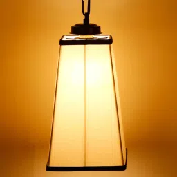 new era Devansh Multicolor Cotton Pyramid Hanging Single Hanging Lamp image 3
