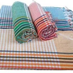GOPAL HANDLOOMS KHADI HAND KERCHIEF PACK OF 6 ["Multicolor"] Handkerchief image 4