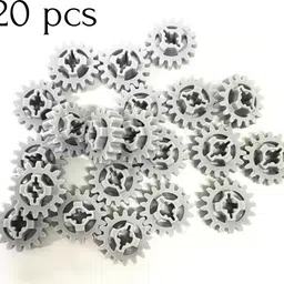 yellow tommy Technic Gear 16 Tooth 94925 Compatible with all Building Blocks, 20 Pcs image 4