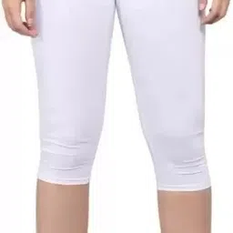 gravin greek Women White Capri-picture-18