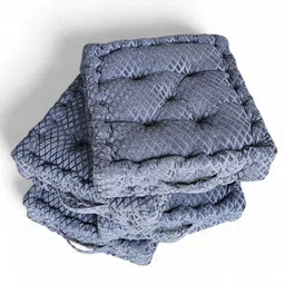monarchhomeart Cotton Floor Cushion Pack of 4 Solid-picture-11