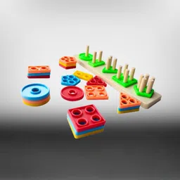 golden rose Geometric Shape Sorter Puzzle Toy Shape Matching Blocks Color LC03.894 Geo-picture-26