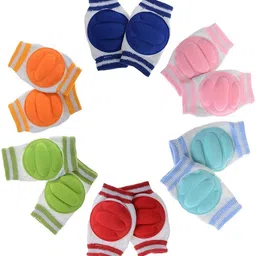 smilykid Baby Knee Pads for Crawling Safety Protector, Stretchable Anti-Slip Pack of 2 Multicolor Baby Knee Pads-picture-28