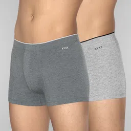 xyxx Pack of 2 CloudSoft Tencel Modal Medley UNO Underwear Solid Men Trunk-picture-21