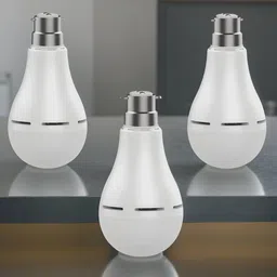 frony Inverter Bulb 9W LED 1200mAh battery 4 hrs emergency light Pack of 3 bulbBE24 4 hrs Bulb Emergency Light image 1