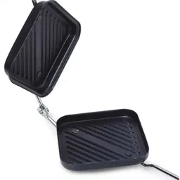 kbhanjan Premium Non-Stick Aluminium Grill Sandwich Toaster Grill image 4
