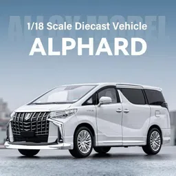 manaki enterprise 1:18 Scale Big Toyotaa Alphard Alloy Car Diecast Toy Vehicles Car Model image 3