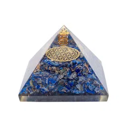Lapis Lazuli Orgone Pyramid Prism Stone Table Accent by Golden Peacock image 5