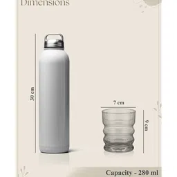 trovea's Rings Of Power Whiskey Glass 280 Ml (Set Of 2) Crafted In Europe image 2