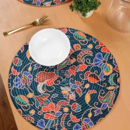 hosta homes Set of 2 Pure Cotton Geometric Print Digitally Printed Table Runners-picture-27