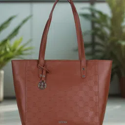 Toteteca PU Oversized Structured Handheld Bag with Quilted-picture-12