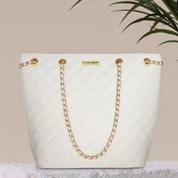 FLYING BERRY  Textured PU Structured Shoulder Bag with Quilted-picture-46