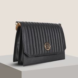 Carlton London Striped Structured Sling Bag-picture-19