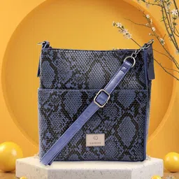 Caprese Animal Textured Structured Sling Bag-picture-17