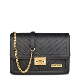 FLYING BERRY Textured Structured Sling Bag image 2