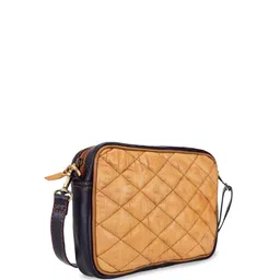 Abelardo De Moda Textured Structured Leather Sling Bag image 3