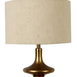 sapphire Fabric Iron Table Lamp With Shade image 5