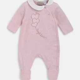 Chicco Infants Girls Printed Pure Cotton Front Opening Sleepsuit-picture-32
