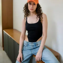 COLOR CAPITAL Ribbed High Cut Bodysuit-picture-35