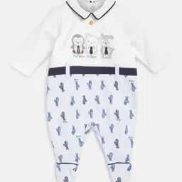 Chicco Infants Boys Graphic Printed Pure Cotton Sleepsuit-picture-32