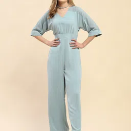 CAMLA V-Neck Flared Sleeves Jumpsuit-picture-12
