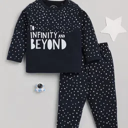 Clt.s Kids Conversational Printed Pure Cotton Night Suit image 1