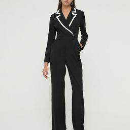 Trendyol Notched Lapel Collar Long Sleeves Basic Jumpsuit-picture-19
