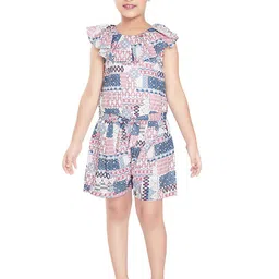 Peppermint Girls Printed Round Neck Playsuit-picture-22