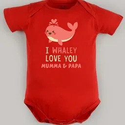 FFLIRTYGO Infants Valentine's Day Special Printed Pure Cotton Bodysuit-image-99