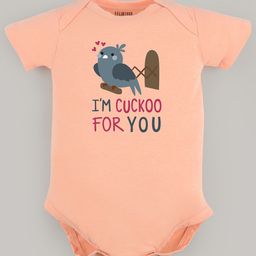 FFLIRTYGO Infants Valentine's Day Typography Printed Pure Cotton Bodysuit-picture-49