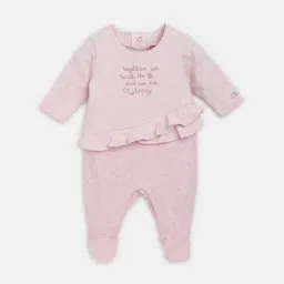 Chicco Infants Girls Round Neck Sleepsuit image 3