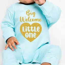 KNITROOT Infants Typography Printed Cotton Romper image 4