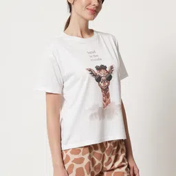 FFLIRTYGO Graphic Printed Night suit image 4