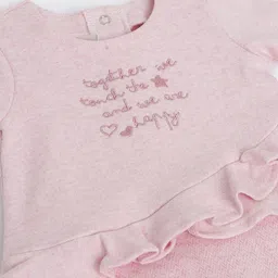 Chicco Infants Girls Round Neck Sleepsuit image 4