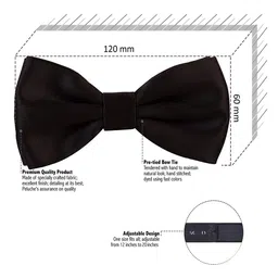 MUTAQINOTI Men Maroon Bow Tie image 4