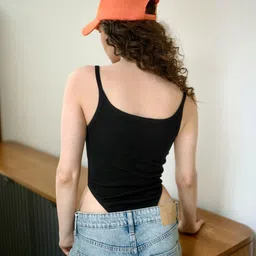 COLOR CAPITAL Ribbed High Cut Bodysuit image 5