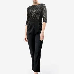 V&M Self Design Boat Neck Basic Jumpsuit image 5