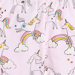 Lazy Shark Girls Printed Night suit image 2