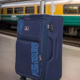 SWISS MILITARY Printed Soft Sided Large Trolley Suitcase 131 L-picture-31