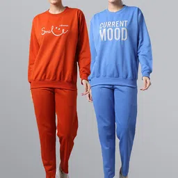 mack jonney VIMAL JONNEY Women Pack Of 2 Printed Tracksuits-picture-13