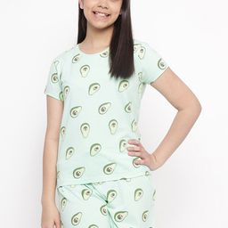 Lil Tomatoes Girls Conversational Printed Night Suit-picture-41