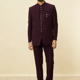Manyavar Men Single-Breasted Suit-picture-20