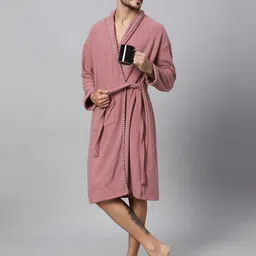lacylook Peach Medium Bath Robe image 5