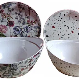 ps smart shopping Serving Bowl Set with Lid Strong Handle Deep Serving Bowl Muiticolour Bowl Serving Set-picture-27