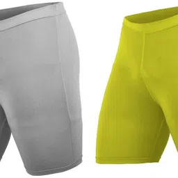 ninq Solid Men Grey, Green Tights-picture-19