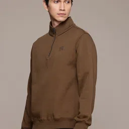 french connection Men Full Sleeve Solid Sweatshirt image 5