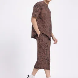 glitchez Tshirt Palazzos Co-ords Set image 4